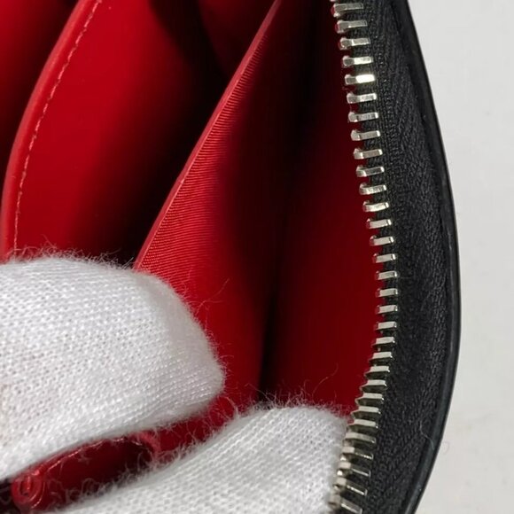 Christian Louboutin Wallet Coin Compartment craft logo Zip Around coin purse - Picture 13 of 16